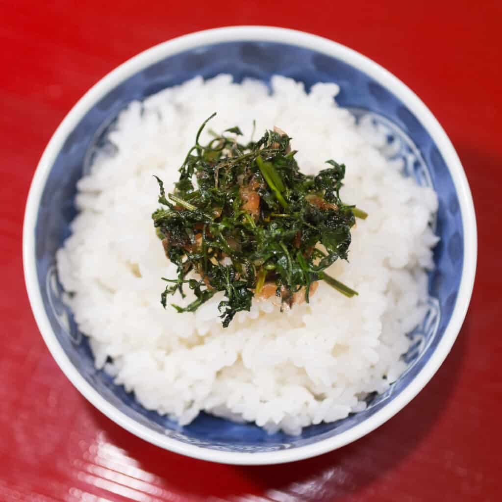 Carrot Greens Furikake