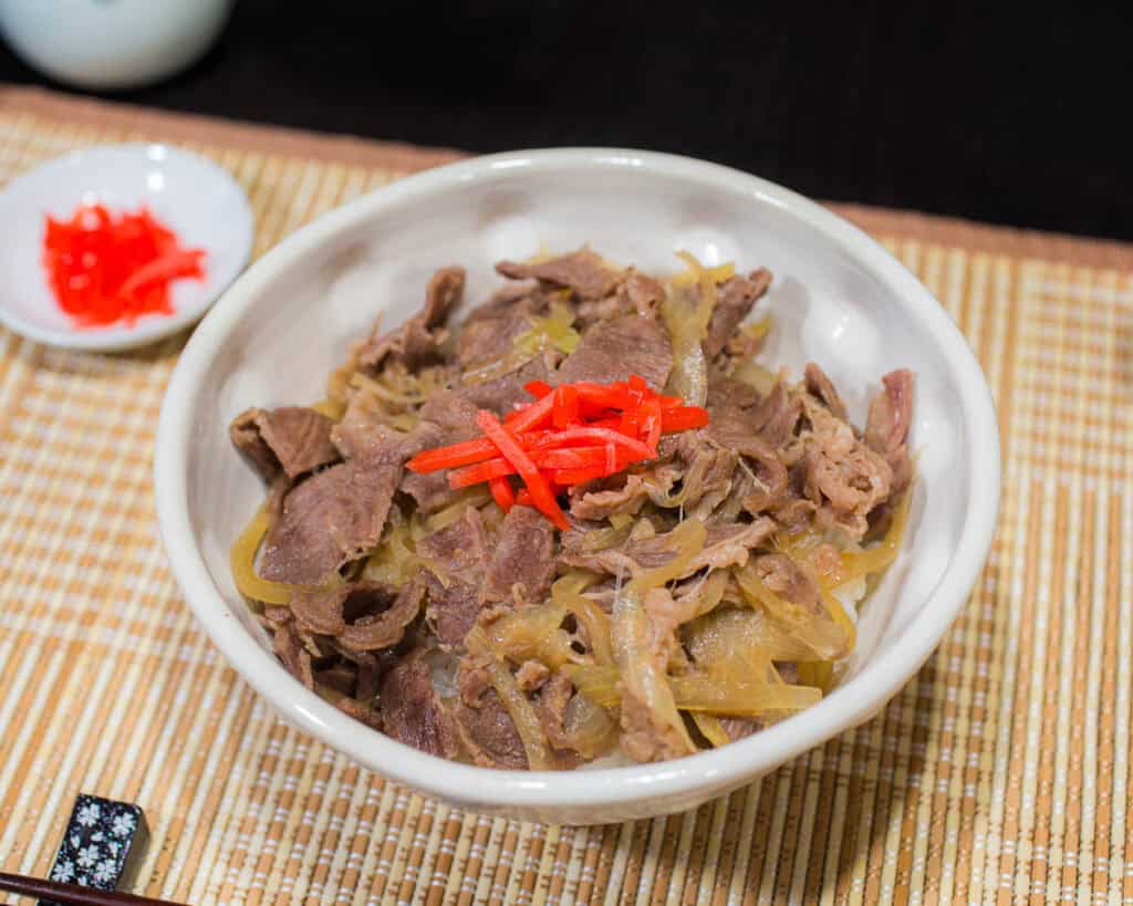 Gyudon - Japanese Beef & Rice Bowl