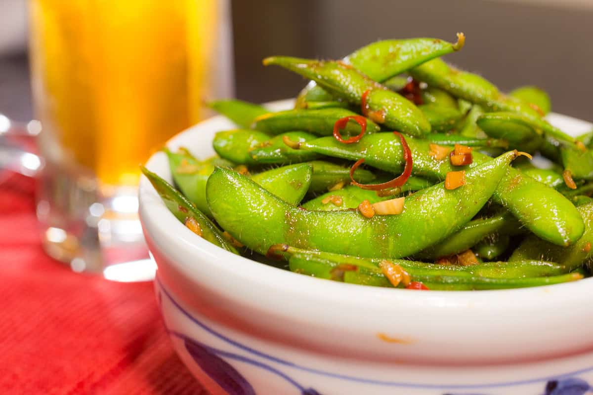 Spicy Chili Garlic Edamame Recipe