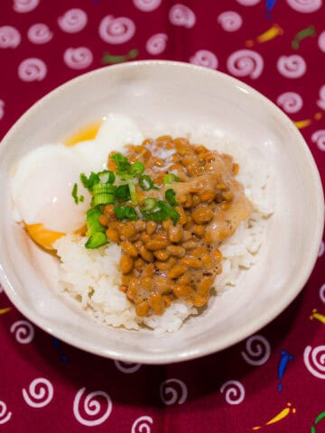 Natto with Onsen Tamago