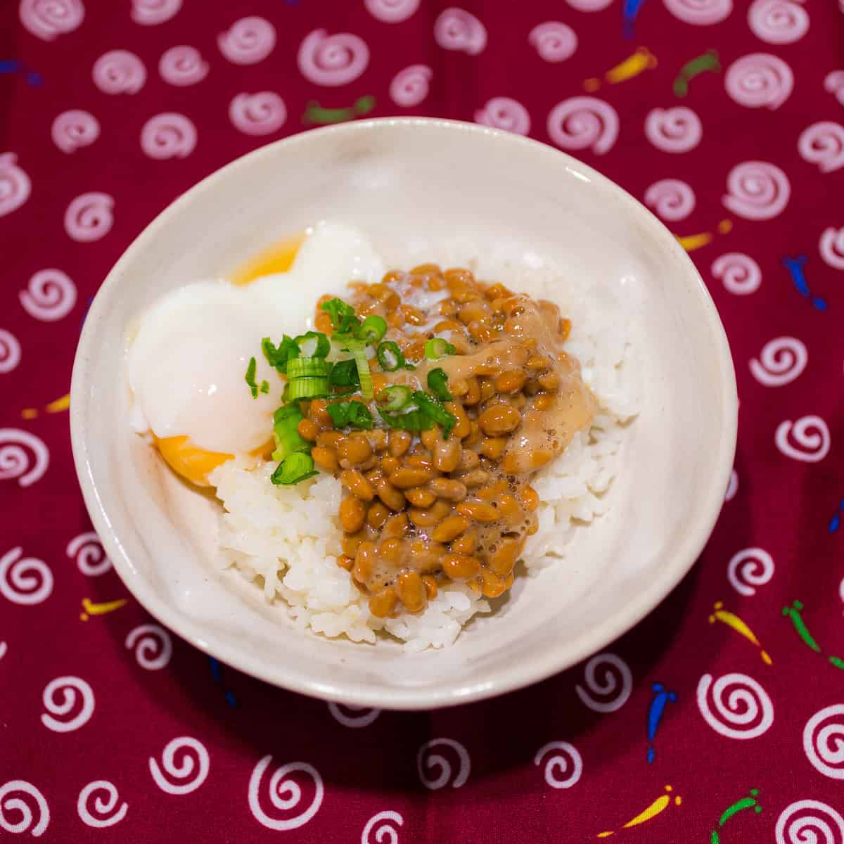 Natto with Onsen Tamago