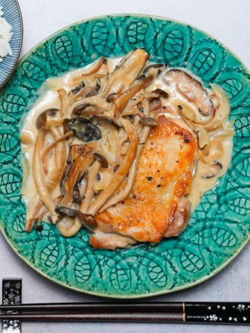 Chicken Steak Mushroom Cream Sauce