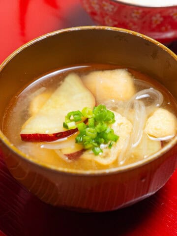 Sweet Potato and Onion Miso Soup